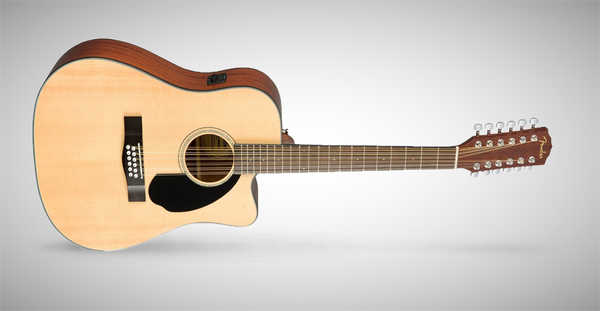 FENDER CD-60SCE-12 NAT
