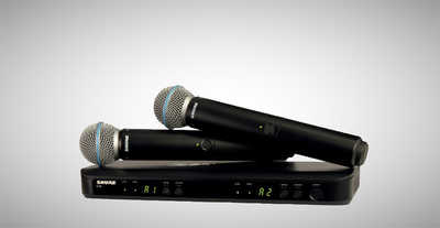 Радиосистема BLX с двумя ручными микрофономи B58.  606 - 630 МГц (BLX288E/B58-K3E)